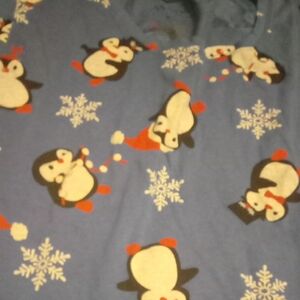Kids Blue Penguin Pajamas